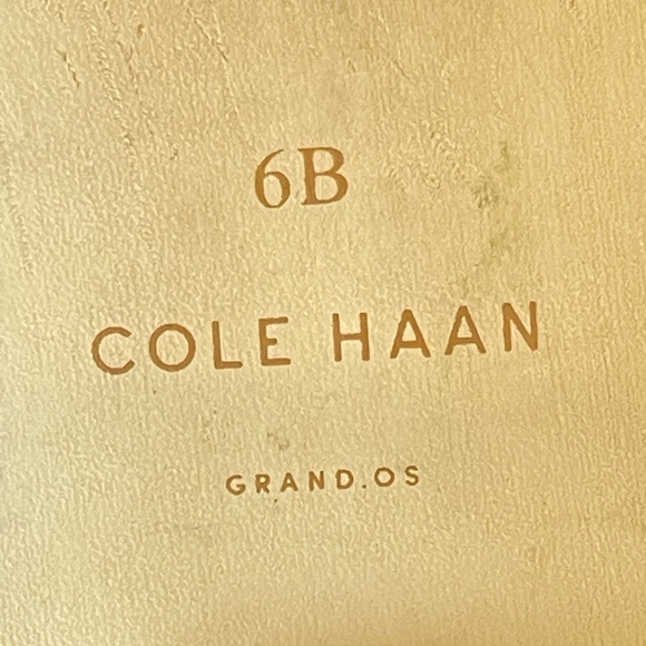 Cole Haan black leather booties in a size 6 side zipper - Picture 6 of 16